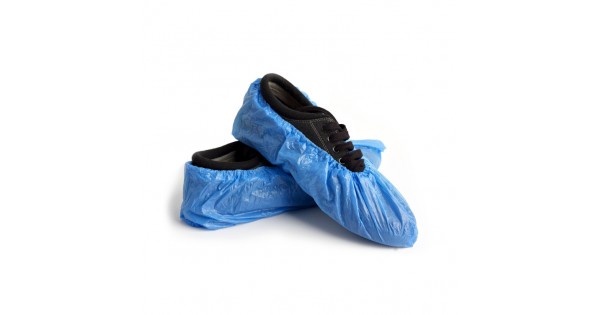 Cobre sapatos descartáveis em polietileno (100 UND.)